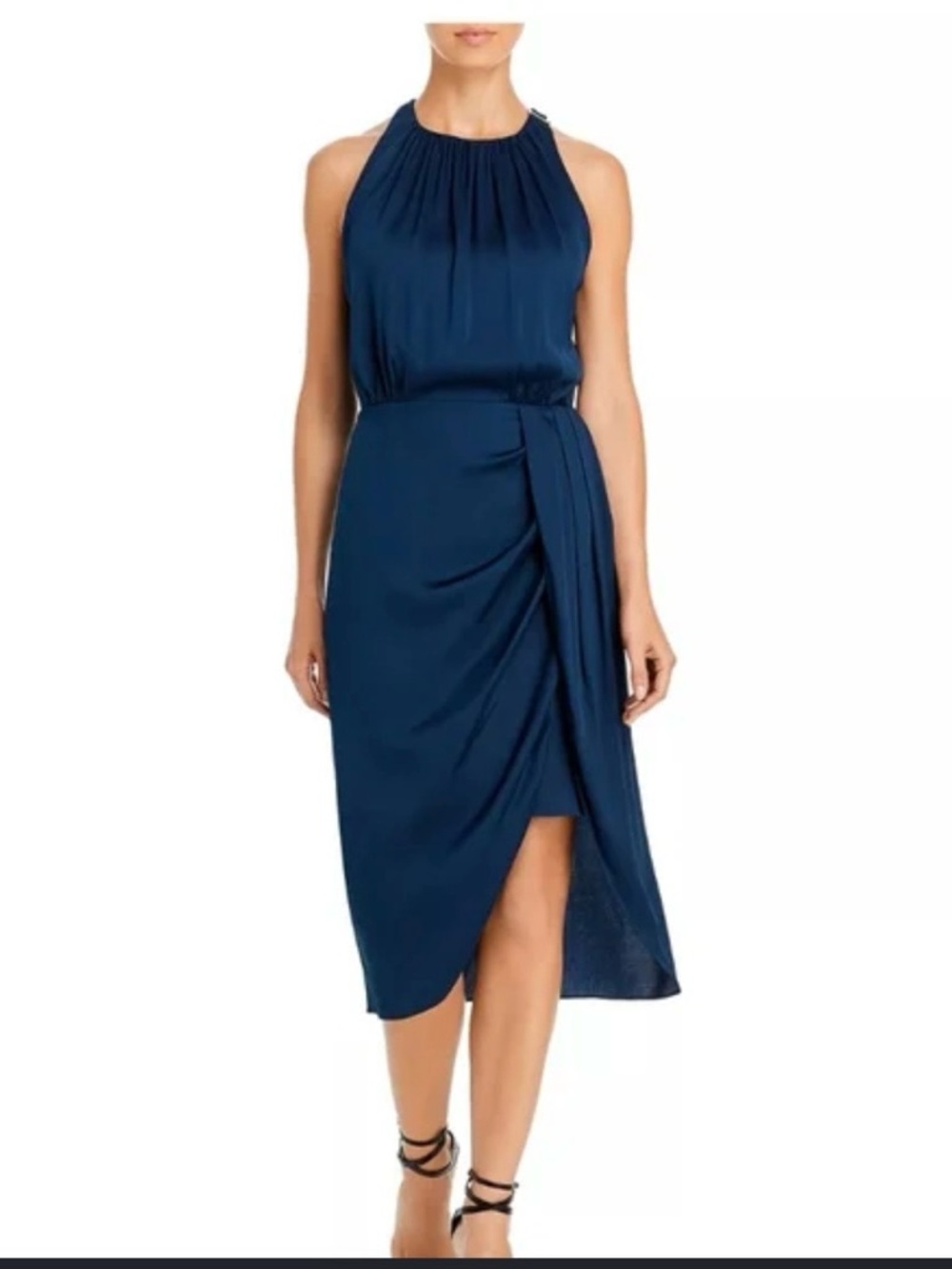 Milly silk blend Ginny halter dress